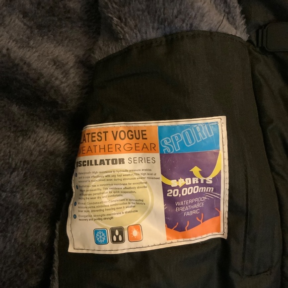 Winter Rain Men’s Wantdo AZ & OUTDOOR BLACK JACKET - Picture 8 of 15